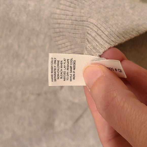 Express Light Grey Sweater / Size S - Picture 4 of 6